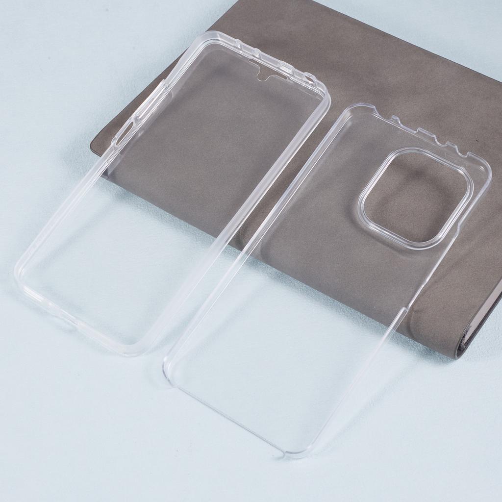 Phone Case for Xiaomi Redmi Note 13 4G Shell Acrylic Back+PET Front Cover with TPU Frame