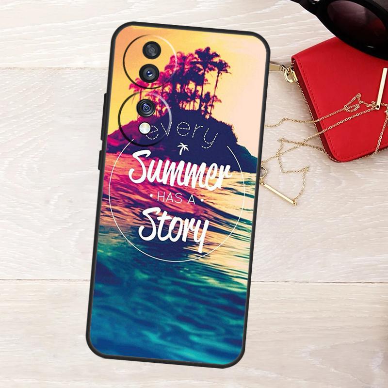 Love Summer Case For Honor 200 400 Pro 50 70 90 X9a X9b X9c X9d X8a X8b X8c Magic 7 Lite 5 6 8 Pro Cover