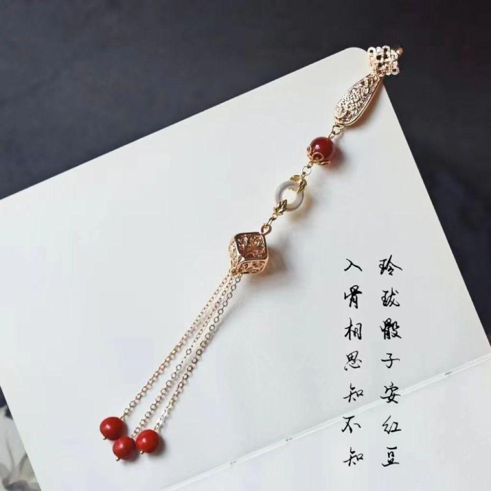 Long Hanging Tassel Chinese Style Brooch Fashion Jewelry Cheongsam Accessories  Outdoor