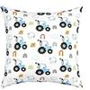 Cute Childlike Suitable For Children Type Square Cushion Cover Polyester Sofa Bedroom Living Room Pillowcase Decoration