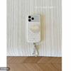 Fresh Polka Dot Love Mirror Bracket Is Suitable for Apple 17promax Mobile Phone Case 16pro Anti-drop 15/14 Bracelet.