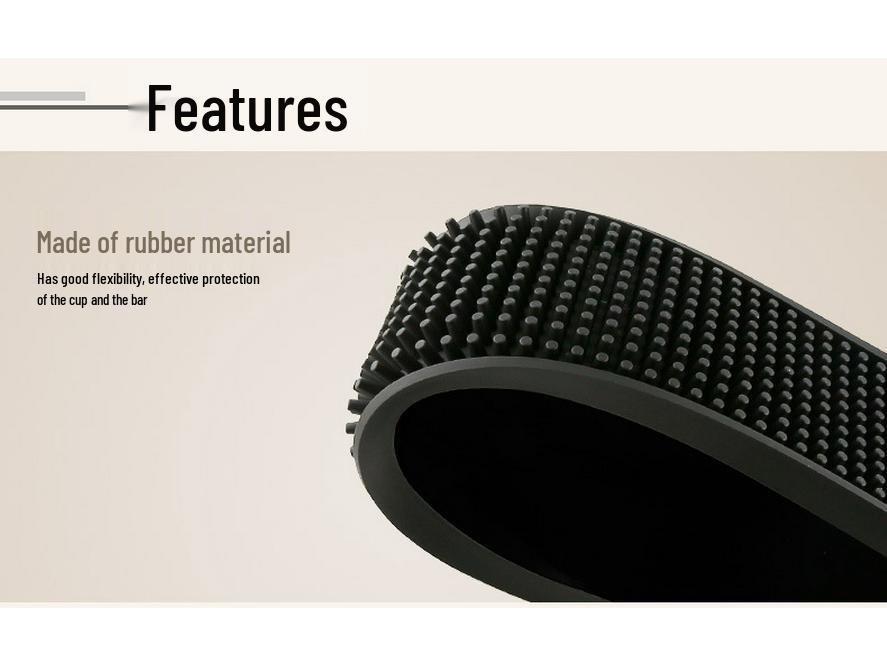 PVC Square Bar Mat: Non-slip, Heat-Resistant Draining Coaster for Milk Tea & Coffee