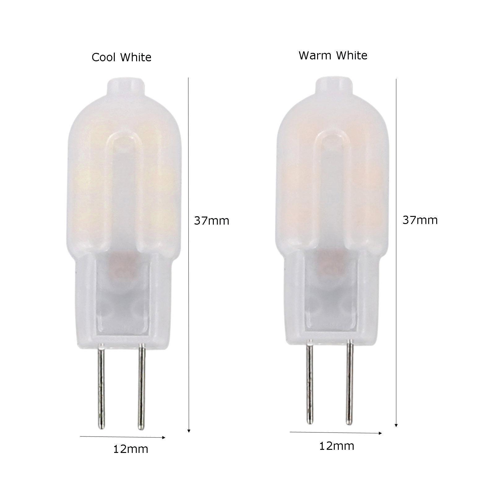 

10 шт. мини-светодиодные лампочки G4 12 В 220 В 3 Вт 2835 SMD прожекторная лампа для украшения домашней люстры заменяют галогенное освещение 20 Вт DC 12V&Warm White 3000K