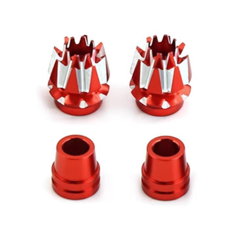 

3D Remote Controls Rocker Head Metal Joysticks Knobs Anti-slip Metal Transmitters Stick Ends for Drones червоний