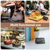 40Pcs Reusable Plastic Mini Chalkboard Sign Versatile Double Sided Chalk Board Food Label for Restaurant Cafe Office