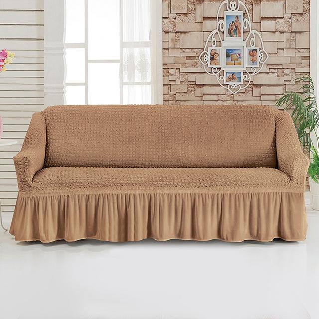 

Универсальный чехол для дивана с юбкой, чехол для дивана на 1/2/3/4 места, моющаяся высокоэластичная прочная ткань из хлопчатобумажной ткани Small(90-140cm)