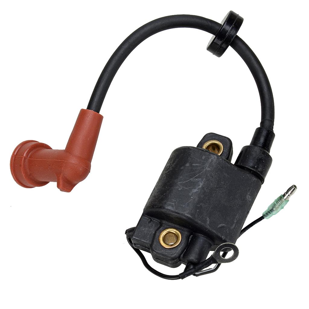 Black Ignition Coil Assembly Fit for Yamaha Outboard 2 Stroke 60 70HP 6H3-85570-10-00
