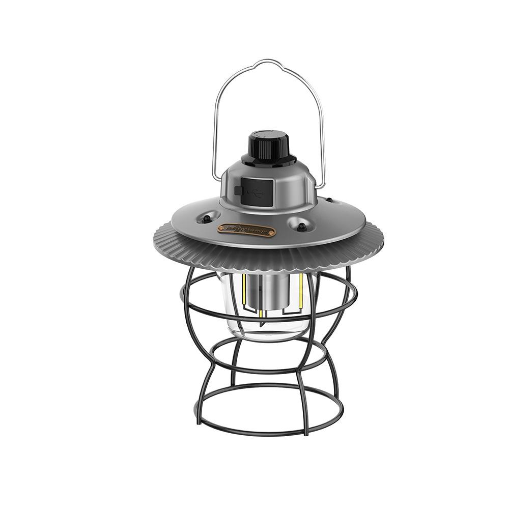 Outdoor retro camping light LED camping light atmosphere light tent horse lantern camping rechargeable camp light portable hanging light
