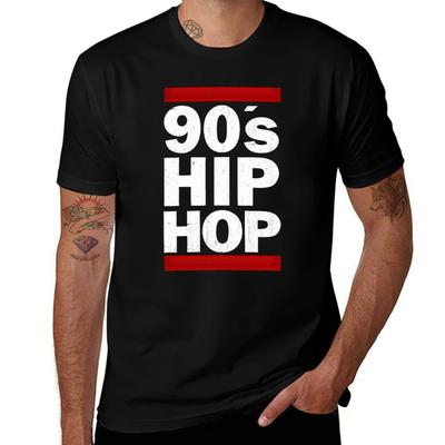 90's Hip Hop T-Shirt Anime T Shirts Oversize Men T Shirt Cotton 100% T-Shirt
