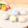Wax Cracking Ball Squeeze Toy, Rainbow Gradient Stress Ball Fidget Toy, Stress Relief Crispy Ball with Protective Cover, Party Favors