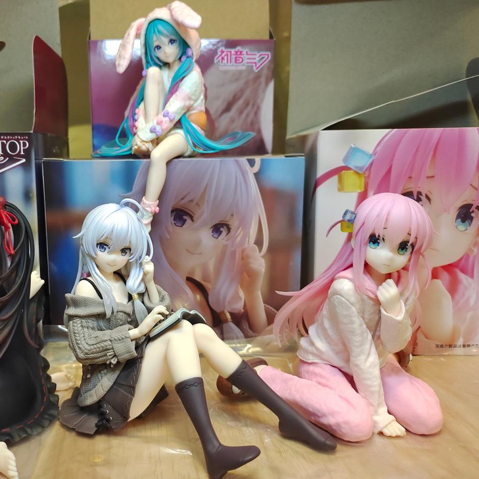 10CM Anime Bocchi The Rock! Animated Version Coreful Doll Gotoh Hitori Loungewear Model Toy Gift Action Figure PVC Doll
