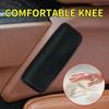 1pcs Car Suede Leather Knees Pads Interior Knees Cushion Relax Elastic Cushions Memory Foam Thigh Supporting Accessories