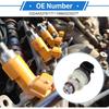 1 Pc No.D224A5278/17111986/5235277 Fuel Injector for Buick Skyhawk 2.0 1987-1989 Car Engine Flow Match Fuel Nozzle
