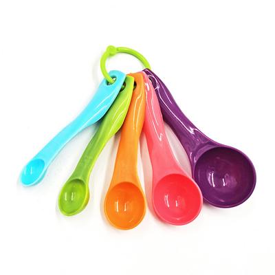 5Pcs Creative Measuring Tools Kitchen Measuring Spoons Teaspoon Sugar Scoop Cake Baking Flour Measuring Cups Kitchen Spoons