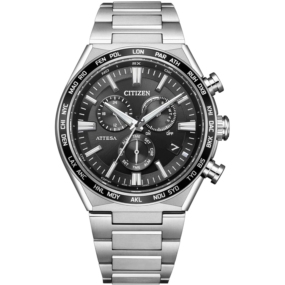 

[CITIZEN] ATTESA (Radio Controlled Watch/Waterproof/Chronograph) CB5966-69E Lightweight Titanium ...
