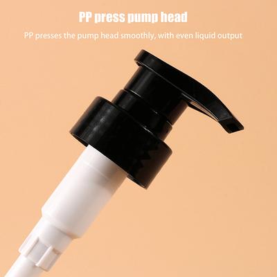 300/500Ml Tawny Empty Pump Refillable Bathroom Shampoo Shower Gel Bottles Dispenser Kitchen Dish Plastic Liquid Container