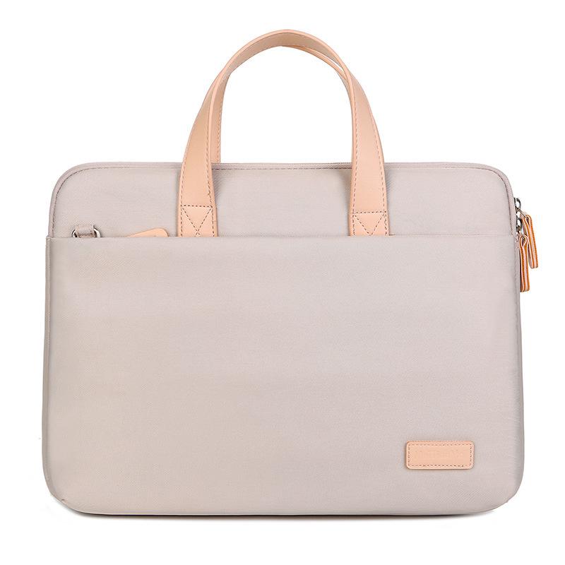 Lightweight 14/15 Inch Macaron Laptop Shoulder Bag with Tablet Sleeve for Girls