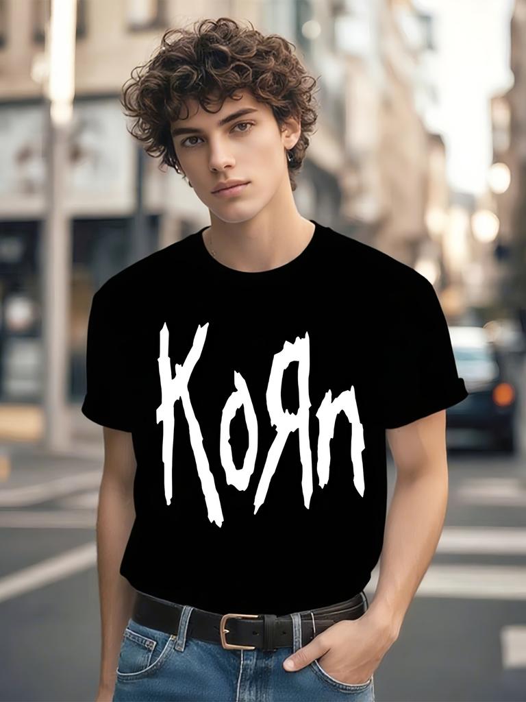 Official Korn Band Graphic T-shirt