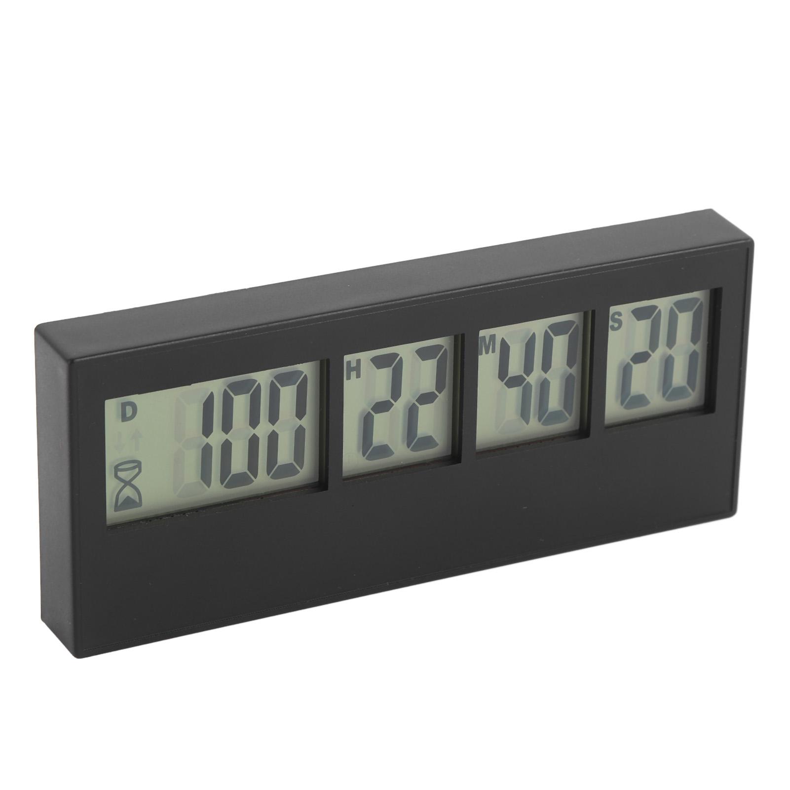

999 Days Countdown Clock Large Screen Stylish Easy To Set Count Down Days Timer for Wedding Holiday Anniversary Test