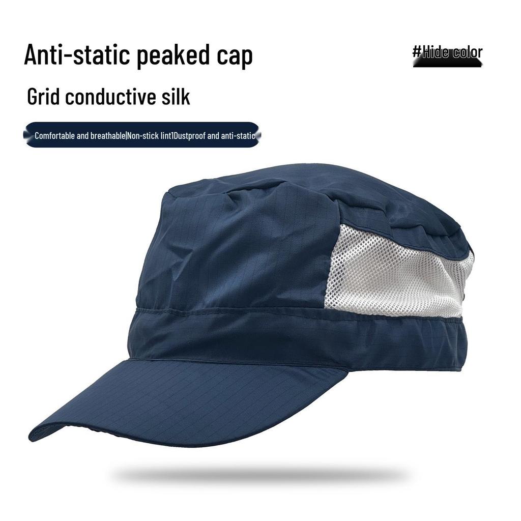 Unisex Anti-static Breathable Baseball Cap - Dustproof Workshop Hat