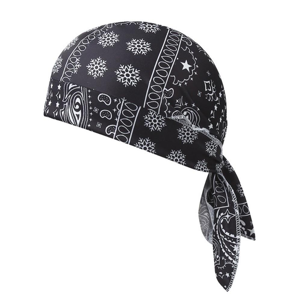 Quick Dry Bandana Headscarf Paisley Print Cycling Head Wrap Fashion Accessory Pirate Hat Unisex