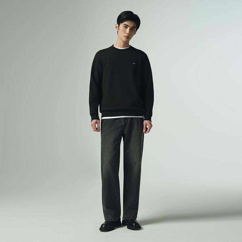 Lilang Men's Casual Crew Neck Loose Sweatshirt