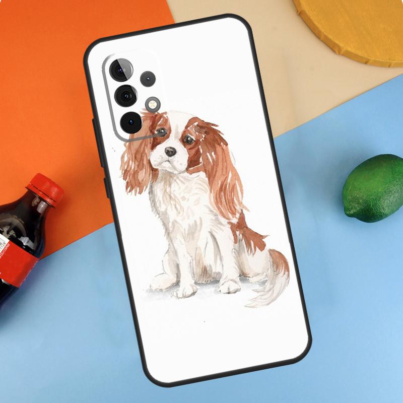 Cavalier King Charles Spaniel Dog Case For Samsung Galaxy A34 A54 A14 A35 A55 A15 A56 A36 A26 A16 A06 A12 A22 A32 A52 A13 A53