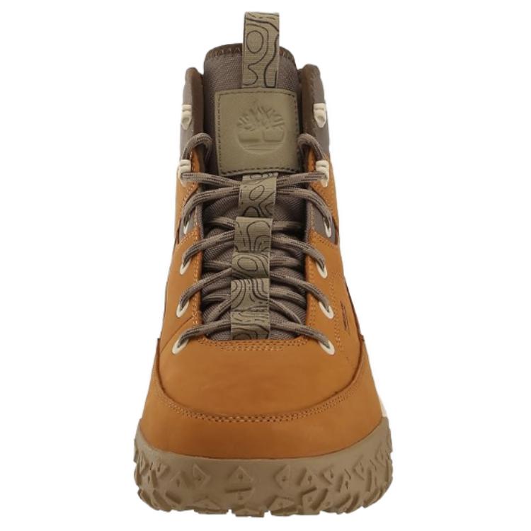 Timberland Slip-Resistant Mid Outdoor Functional Shoes Men Shoes Yellow Brown A62VCW