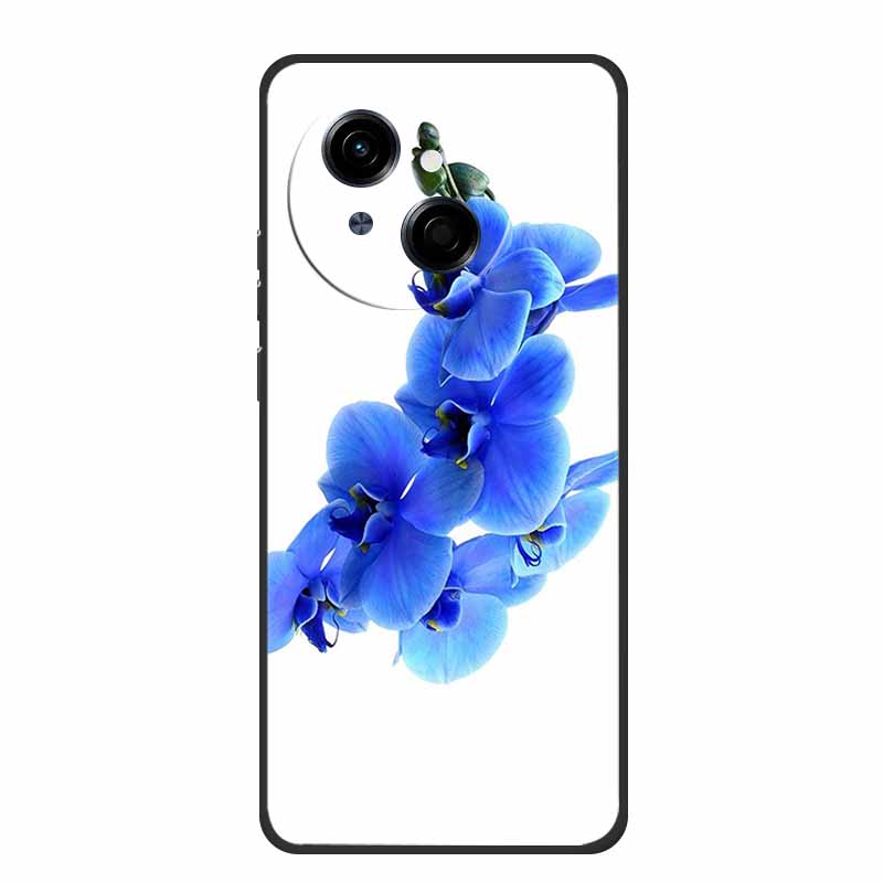 For Tecno Spark 40C Phone Case 6.67" Fashion Photos Black Silicone Soft TPU Case For Tecno Spark 40C Back Cover Cases 40 C Coque