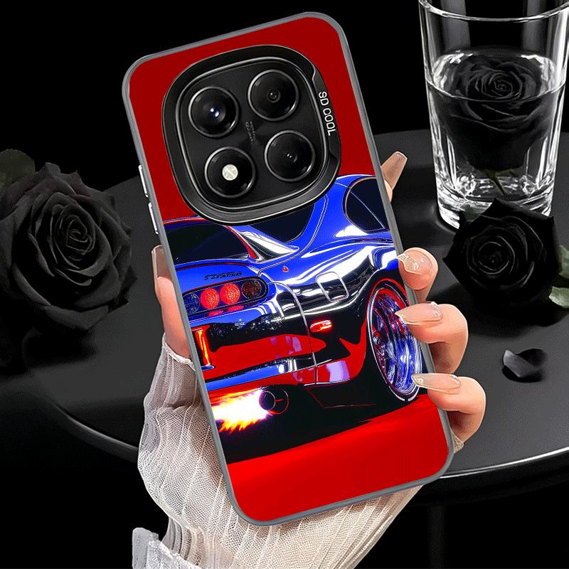 Electroplated Style Sports Car Soft Phone Case for Xiaomi Redmi Note 13 14 15 Pro Plus 12S 12 11S 11 11T 10S 10 Shockproof Cover