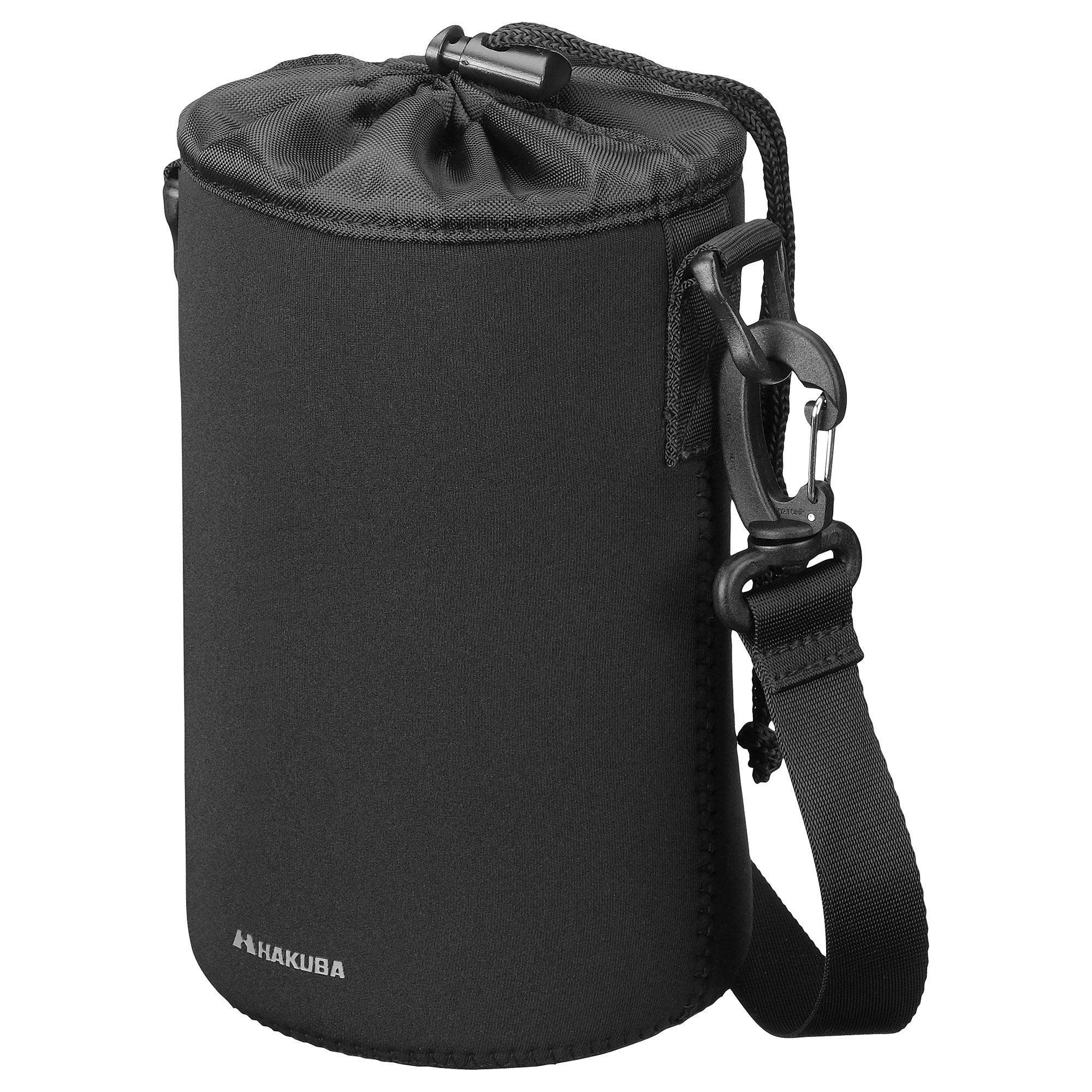 

Hakuba Slim Fit 02 Replacement Lens Lens Case, Pouch, 110-180mm, Black, KLP-S02-1118 чорний