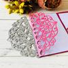 Flower Shape Hollow Greeting Card Cutting Dies DIY Scrapbook Mold Craft Stencil