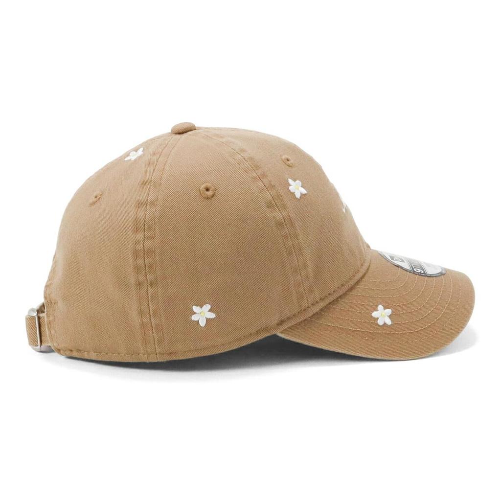 New Era Kids Flower ONSPOTZ YOUTH Youth 9Twenty Floral Script Logo Cap, Design, Exclusive, Khaki, 52-56cm,