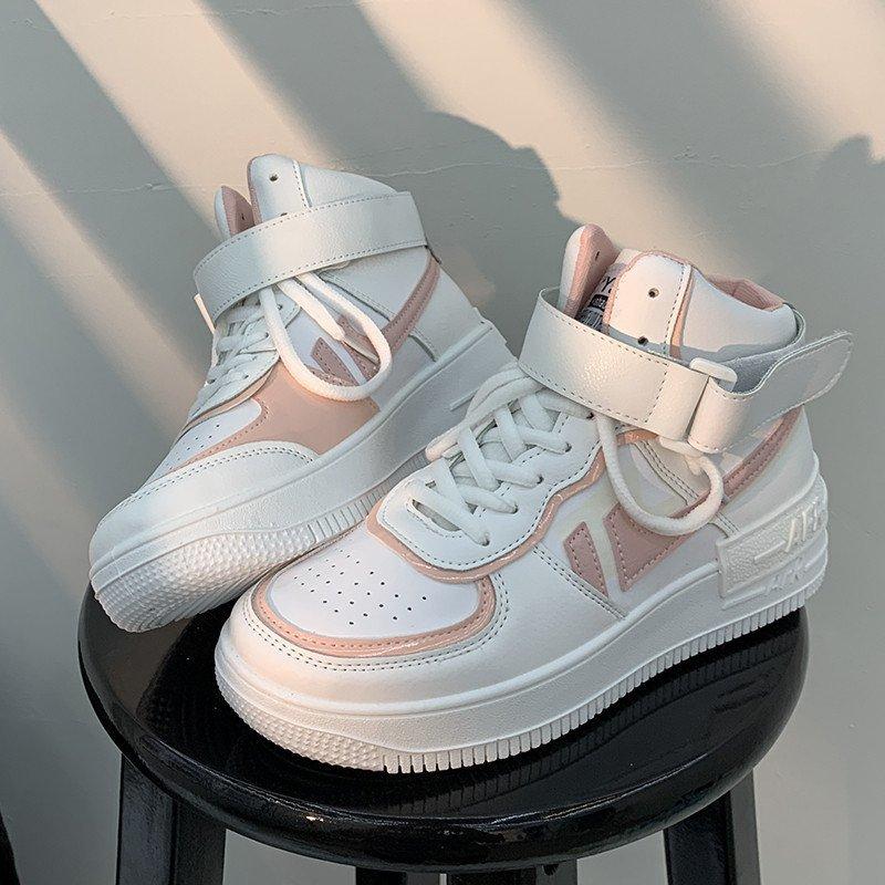 2022 Nueva moda femenina Casual Zapatos bajos Zapatos blancos de cuero para  estudiantes comprar a buen precio — entrega gratuita, reseñas reales con  fotos — Joom