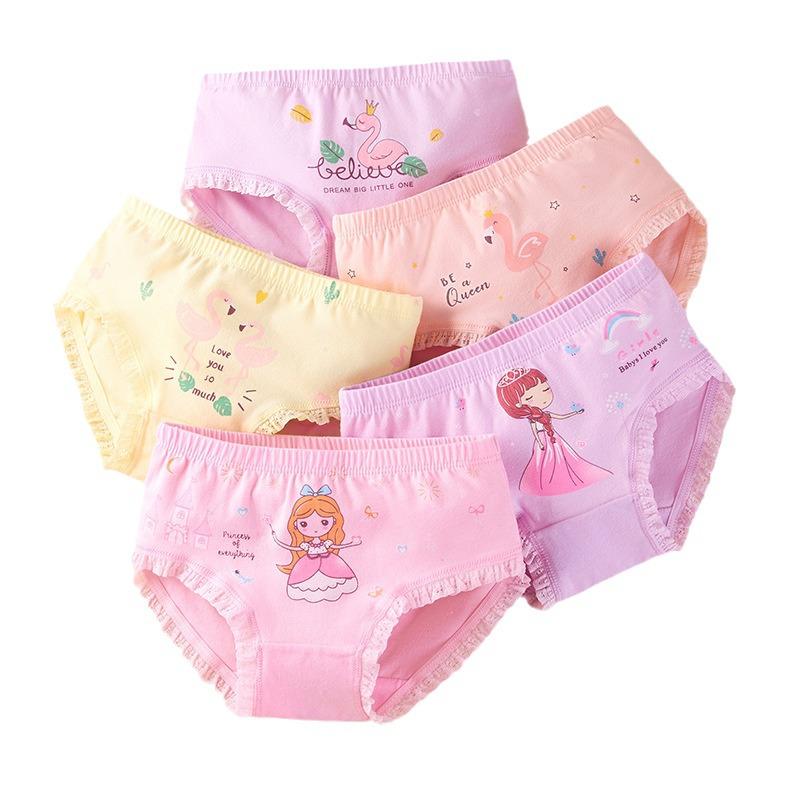 Girls' A-Class Cotton Summer Panties - Toddler to Big Kid Boxer Briefs