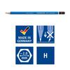 STAEDTLER H Mars Lumograph Pencils for Writing and 12 Drawing, Pencils, 100-H12
