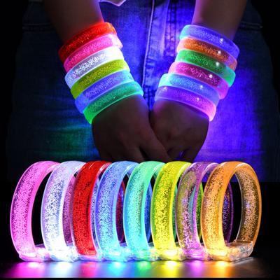 Lot de 10 bracelets lumineux à LED, phosphorescents, fournitures de fête, bracelet lumineux néon, décoration de fête de mariage