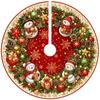 Snowman Christmas Tree Skirt Santa Claus Christmas Decorations Xmas Tree Foot Cover  Christmas