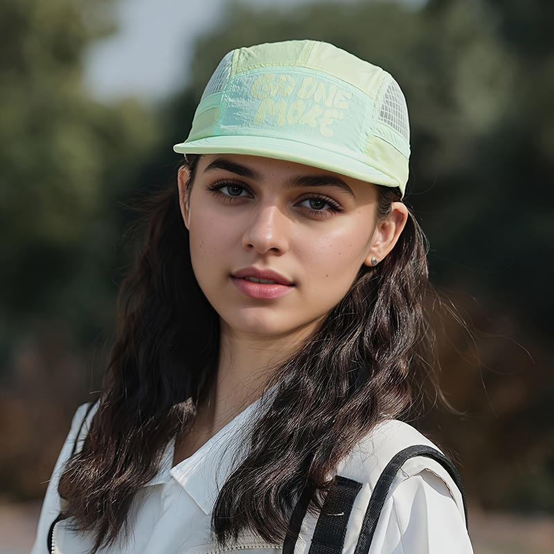 Letter Printing Quick-drying Hat Drawstring Design Japanese Style Short Brim Baseball Cap Thin Adjustable Sun Visor Cap Unisex