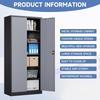 Metal Garage Storage Cabinet,Tall Tool Cabinet with Doors and Adjustbale Shelves,Lockable Tool Cabinet for Garage