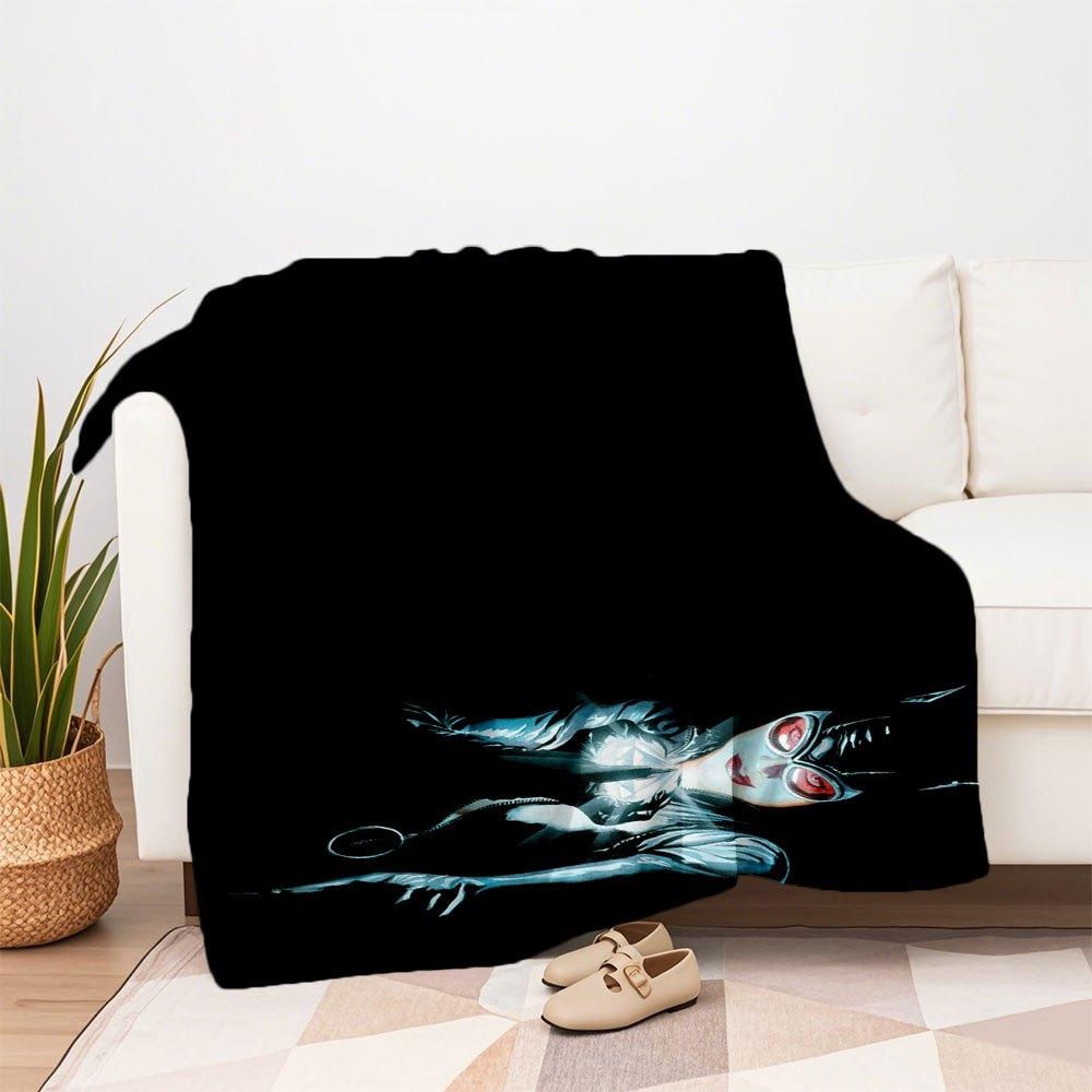 Catwoman: The Complete CollectionBlanket Flannel Throw Blanket for Sofa, Bed, Travel, Camping, Office, Couch, Chair