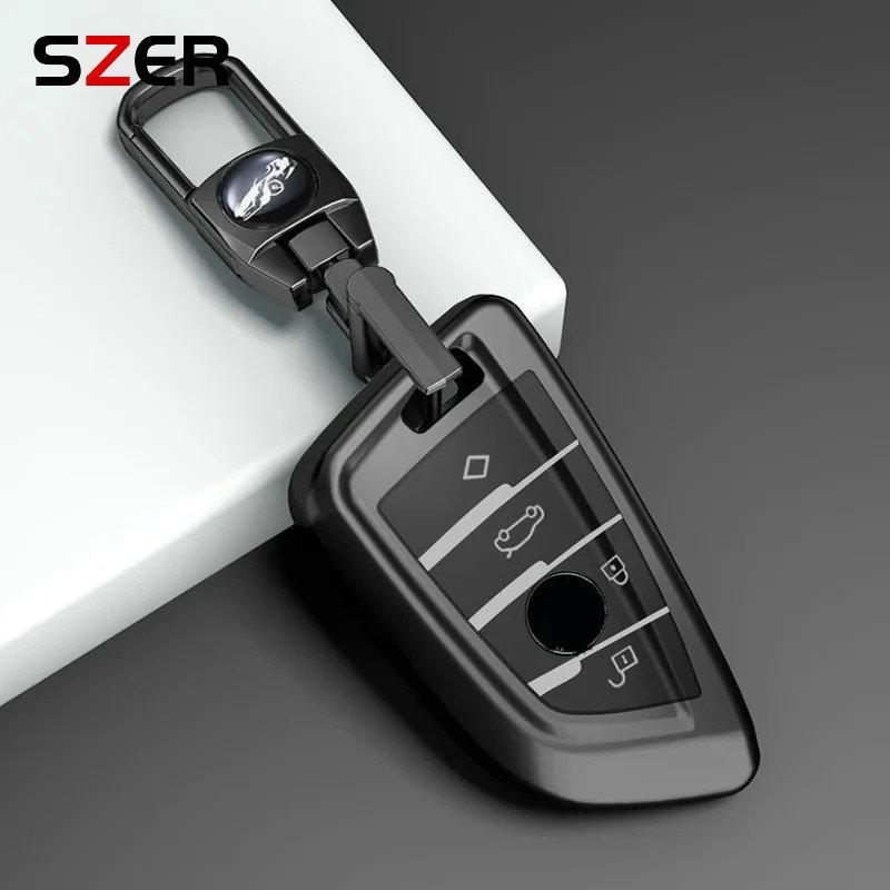 AXLUY1 NEW TPU Remote Car Key Case Cover Full Shell For Bmw F20 G20 G30 X1 X3 X4 X5 G05 X6 X7 G11 F15 F16 G01 G02 F48 Holder Keychain