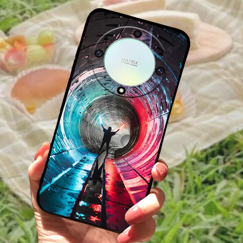 For Honor X9A 5G Case Honor X9A Cover Black Soft Silicone Phone Case Fundas For Huawei Honor X9A 5G Coque HonorX9A Protective