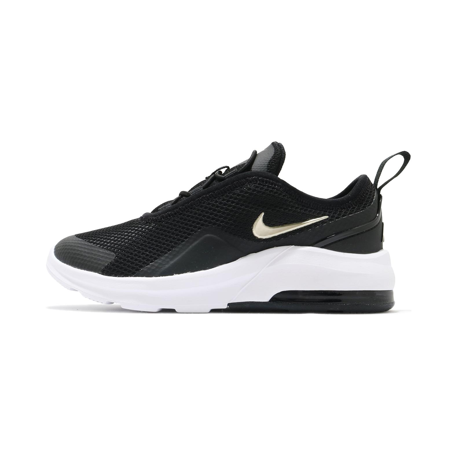 

Nike Air Max Motion 2 PS Black Metallic Gold Детские кроссовки Metallic-Gold-Star White AQ2743-019 27.5