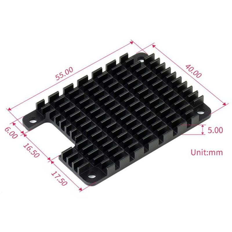 Aluminum Heatsink For CM4 Board Enhanced Reserved Hole Design With Installation Tool For Efficient Heat Dissipation