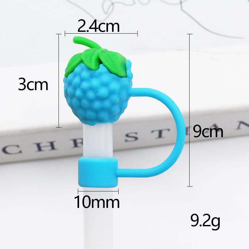 Stanley Water Bottle Silicone Straw Cover with Dust Plug - 10mm Bow Design