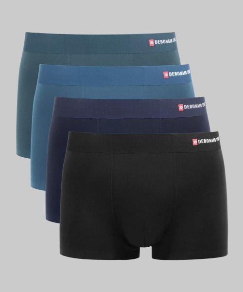 

[James Dean] JD Modal Simple Logo Seamless Boxer Briefs 4-Pack [Shipped from Korea] 100% Authentic 95