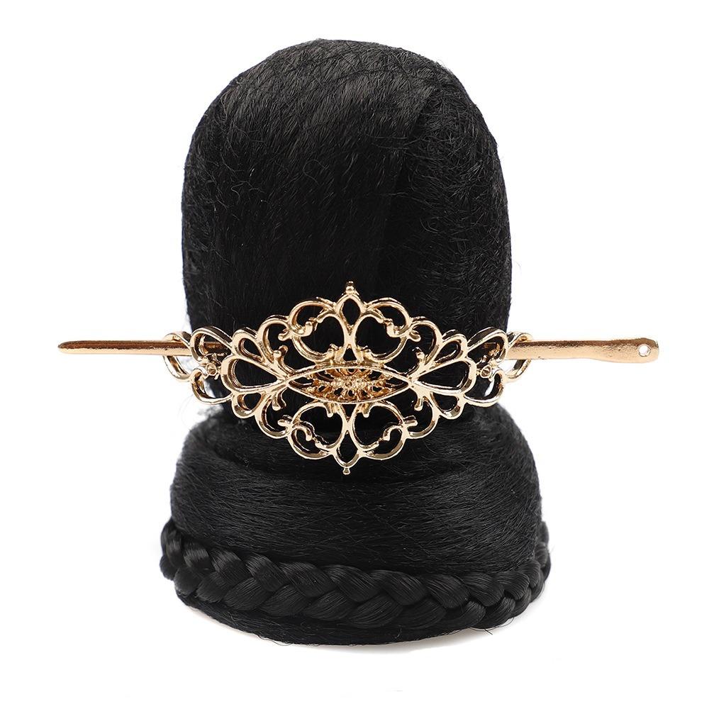 Hanfu Hairpin Hanfu Wig for Men Chinese Style Fake Hair Bun Ancient Style Hair Crown  Ming Dynasty