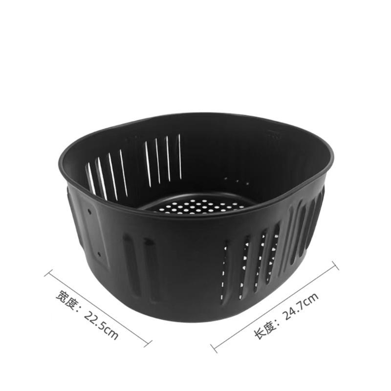 Podložky do horkovzdušné fritézy Kovový tác do horkovzdušné fritézy Kovové pečicí vložky Kovový materiál Odnímatelný vnitřní koš Vhodné pro horkovzdušné fritézy