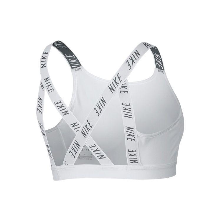 Nike Medium Support Cross Back Sports Bra Women Underwear White BQ4809-100